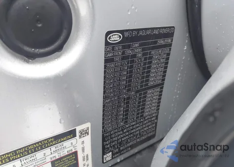 2019 Land Rover Range Rover Velar P250 R-Dynamic Se из США, поврежденный, VIN SALYL2EX5KA790994